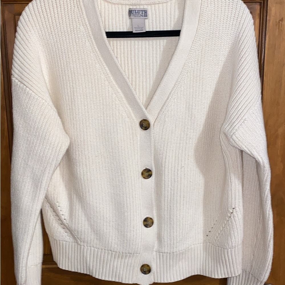 Duluth Trading Co Women's Cardigan Sweater - Picture 4 of 5